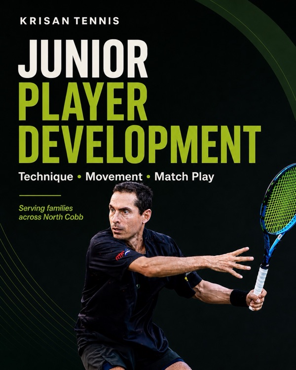 Krisan Tennis junior development feed creative: Junior player development
